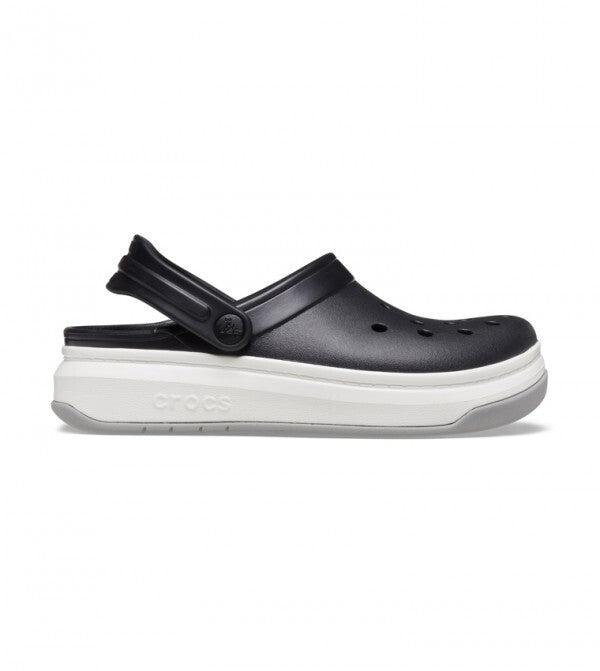 Crocs band Full Force 206122-066 Clog Men's 9 Black Platform Shoes ERK1501