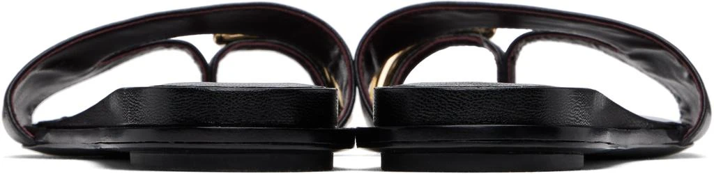 Tory Burch Black Pierced Sandals 2