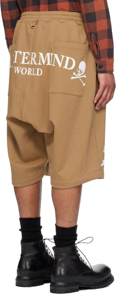 mastermind WORLD Beige OG Sweat Shorts 3