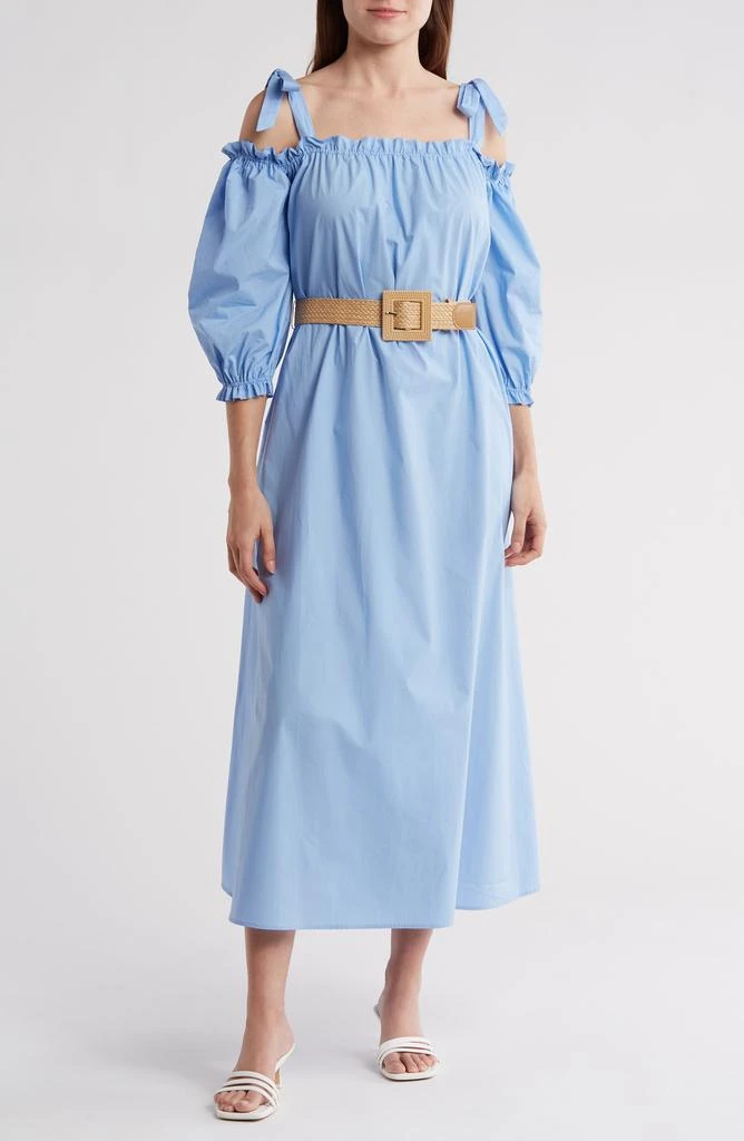 Ellen Tracy Off the Shoulder Long Sleeve Dress 1
