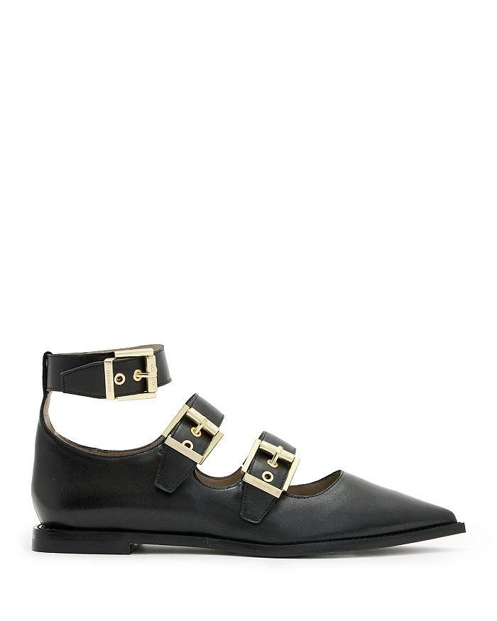 ALL SAINTS Women's Susan Buckled Flats 3