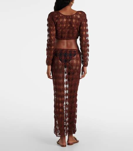ANNA KOSTUROVA Bella crochet cotton crop top 3