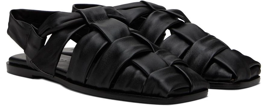 HEREU Black Bena Sandals 4