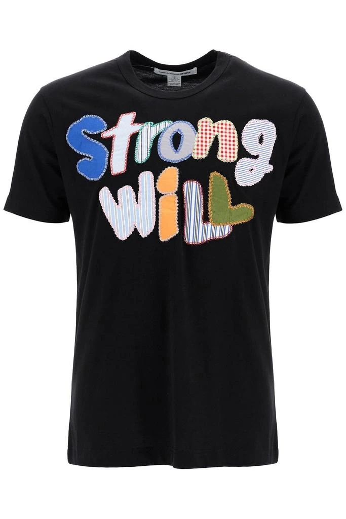 Comme des Garcons Comme des Garçons Shirt Strong Will Stitched T-Shirt 1