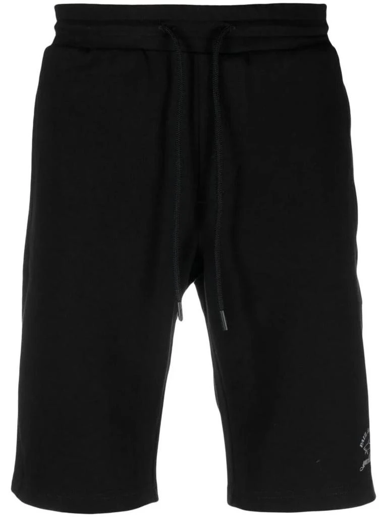 Paul & Shark Paul & Shark Logo-Print Track Shorts Clothing 1