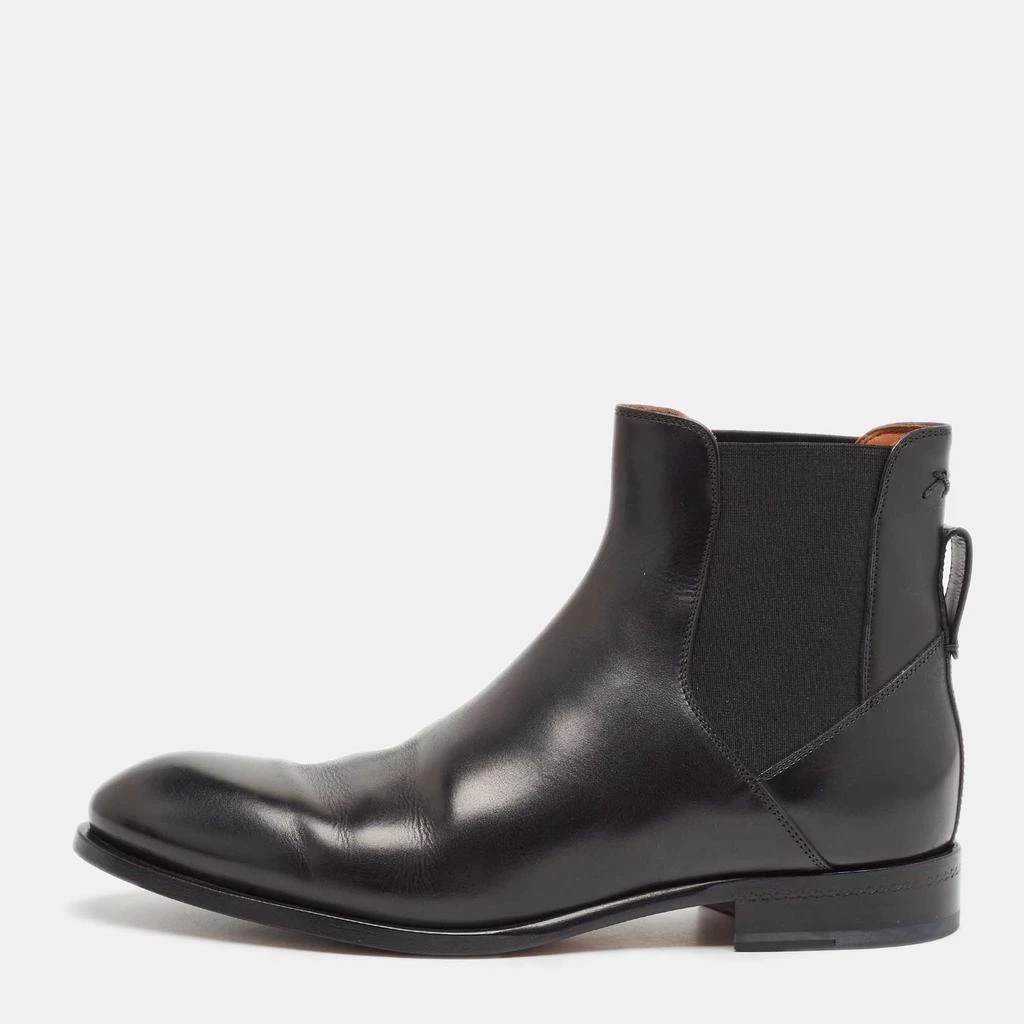 Ermenegildo Zegna Ermenegildo Zegna Black Leather Vienna Blake Chelsea Boots Size 43 1