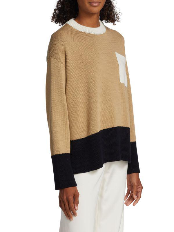 LAFAYETTE 148 NEW YORK Bateau-Neck Cashmere-Blend A-Line newest Sweater - S