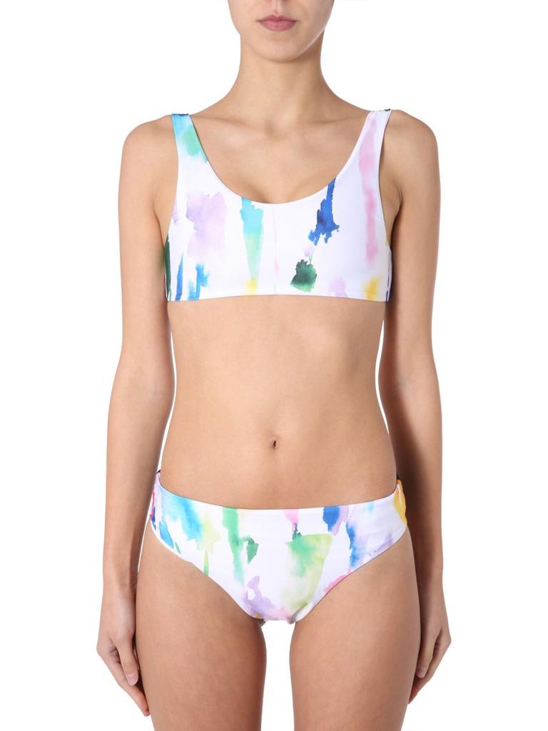 Etre Cecile Être Cécile Watercolour Print Bikini Bottom
