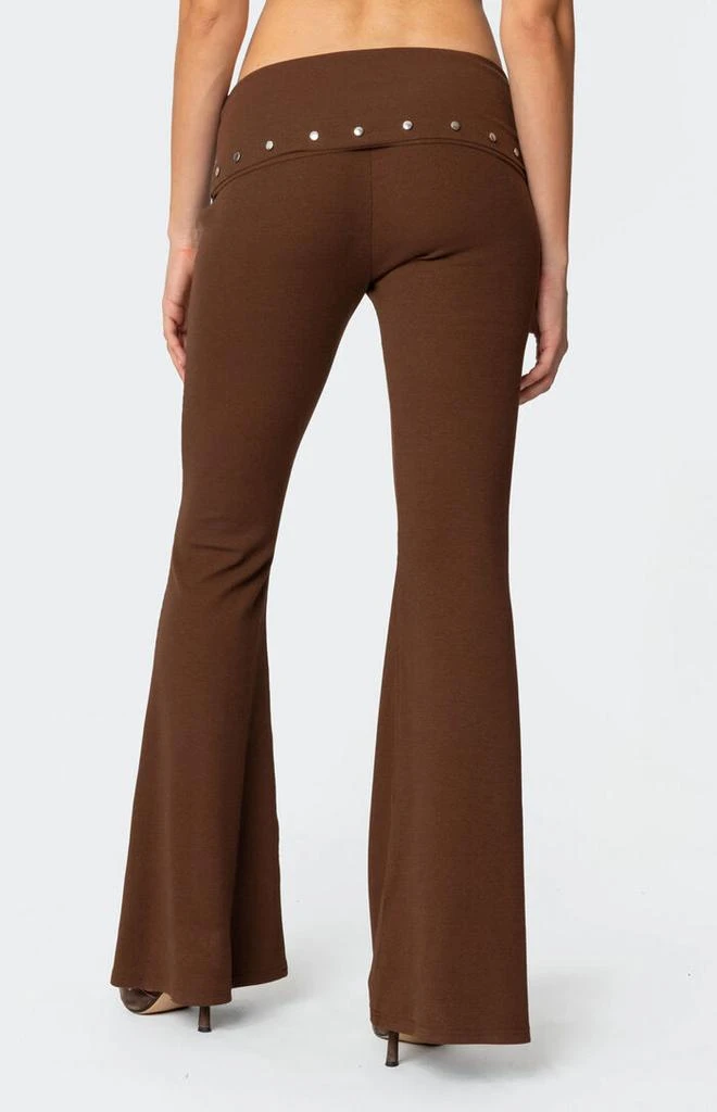 Edikted Aries Studded Fold Over Leggings 4