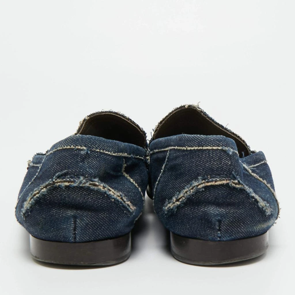 Dolce 
Gabbana Dolce 
Gabbana Navy Blue Denim Slip On Loafers Size 43 5