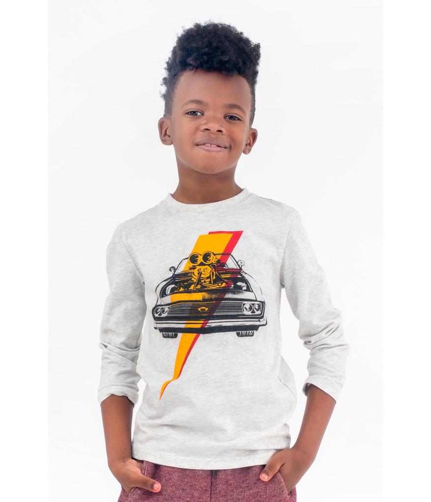 Appaman Muscle Car Graphic Long Sleeve Tee (Toddler/Little Kids/Big Kids)