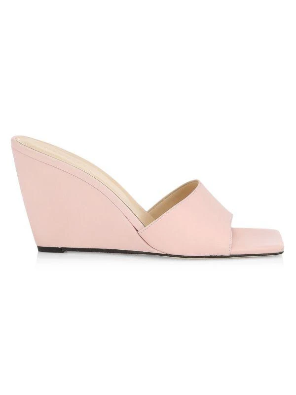 Wandler Gaia Leather Wedge Sandals 1