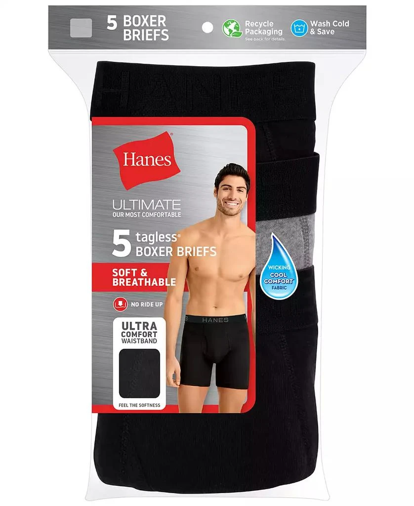 Hanes Men's 5-Pk. Performance Boxer Briefs 4