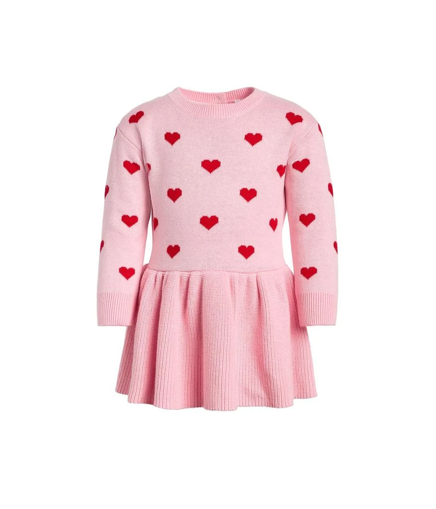 Janie and Jack Heart Sweater Dress (Infant)