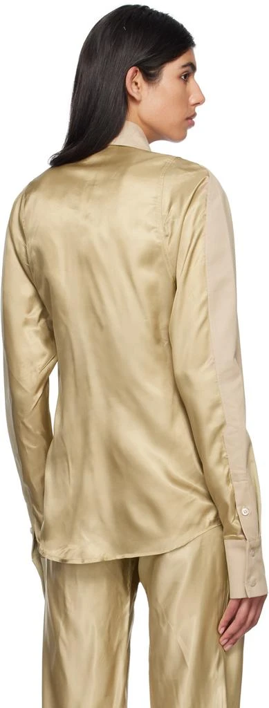 Bianca Saunders Beige Row Back Shirt 3