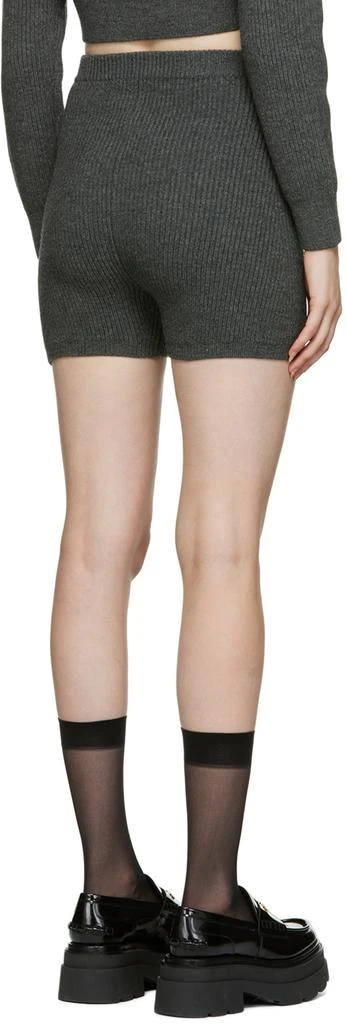 Alexander Wang Gray Wool Shorts 3