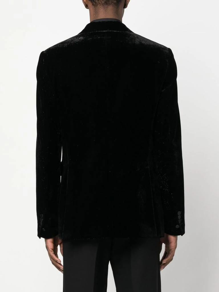 DSQUARED2 Black Velvet Dsquared2 Blazer 4