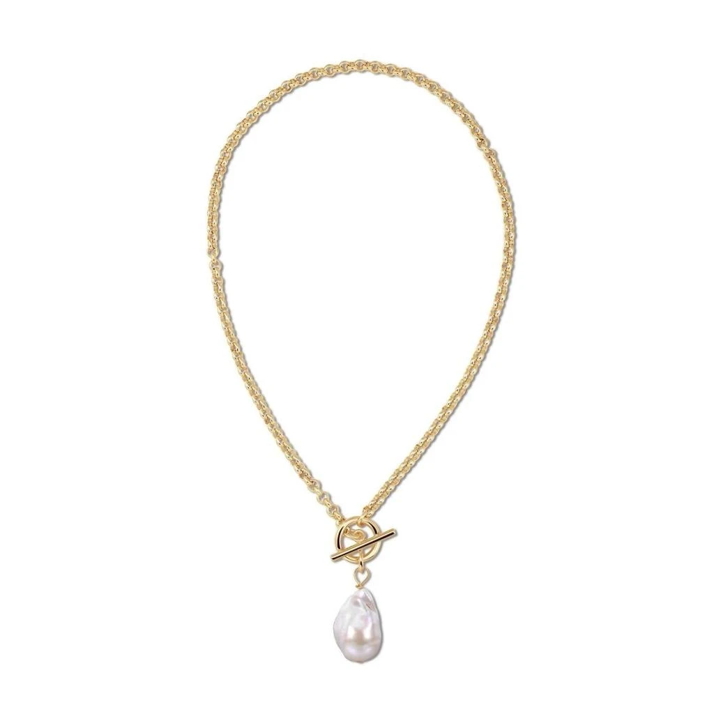 eklexic Eklexic - Women
s Micro Royal Toggle 
Xl Baroque Pearl Pendant Necklace 3