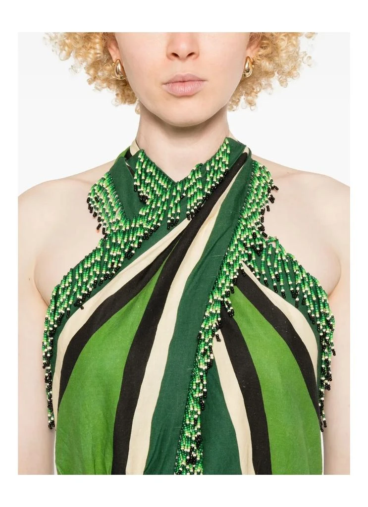 Farm Rio Toucan Tree Green Dress 5