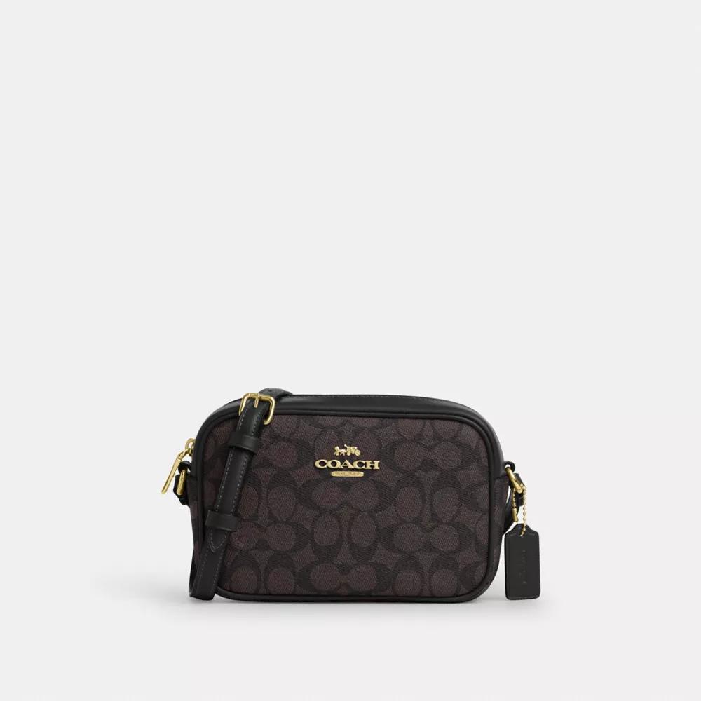 Coach Mini Jamie Camera Bag In Signature Canvas