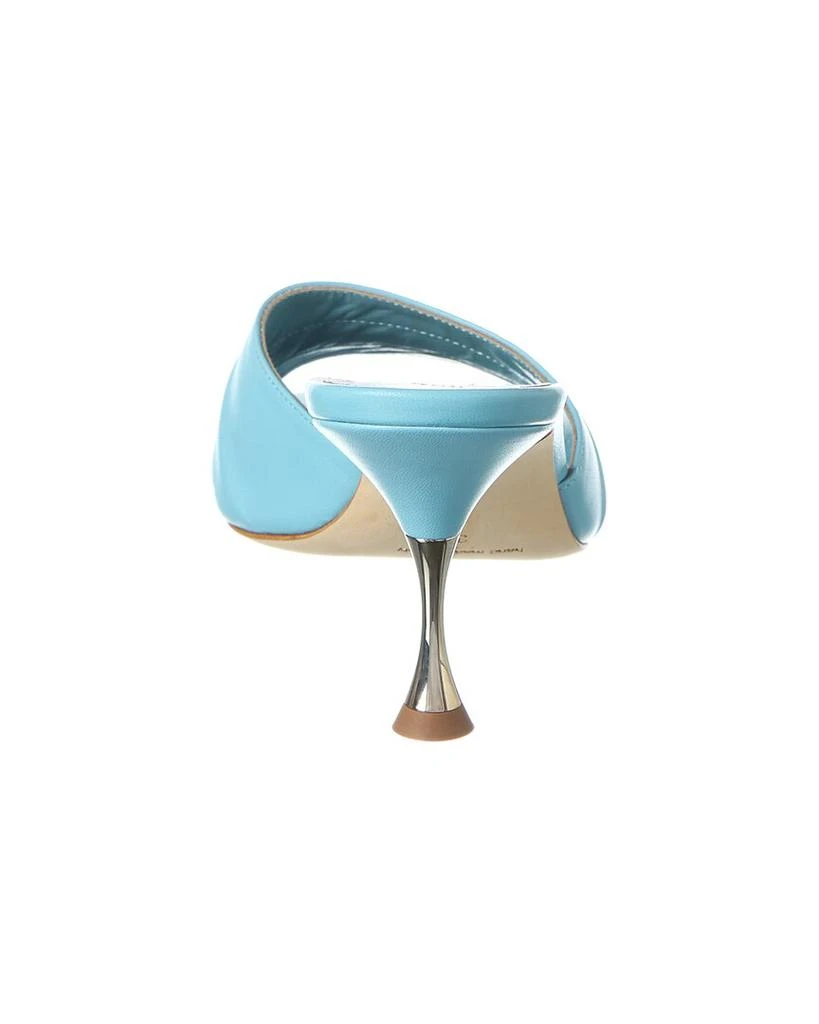 Manolo Blahnik Manolo Blahnik Picoux 70 Leather Sandal 3