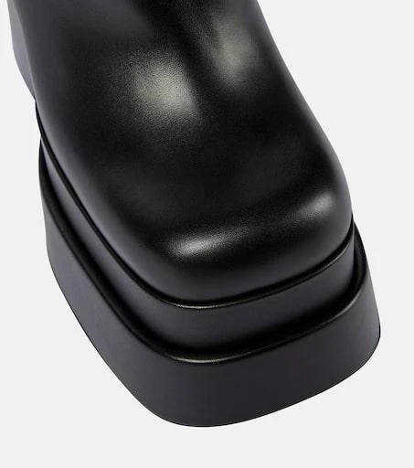 Versace Intrico leather platform ankle boots 6