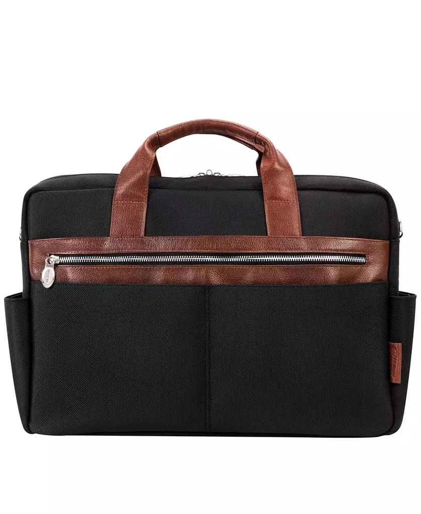 McKlein Southport 17" Nylon Dual-Compartment Laptop Tablet Briefcase 2