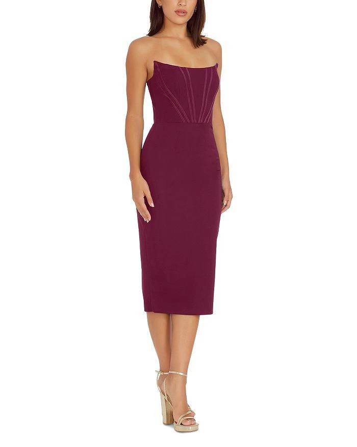 Dress The Population Cosette Corset Strapless Bodycon Dress 3
