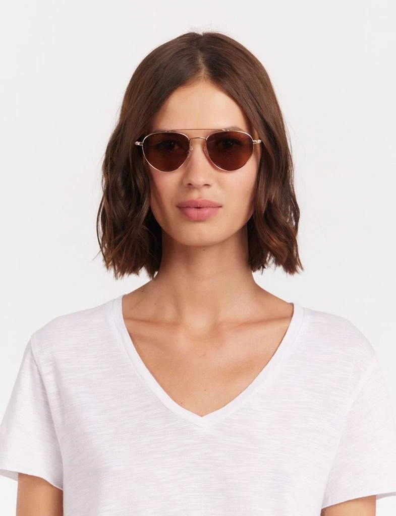 INES DE LA FRESSANGE PARIS Clara rose gold sunglasses 5