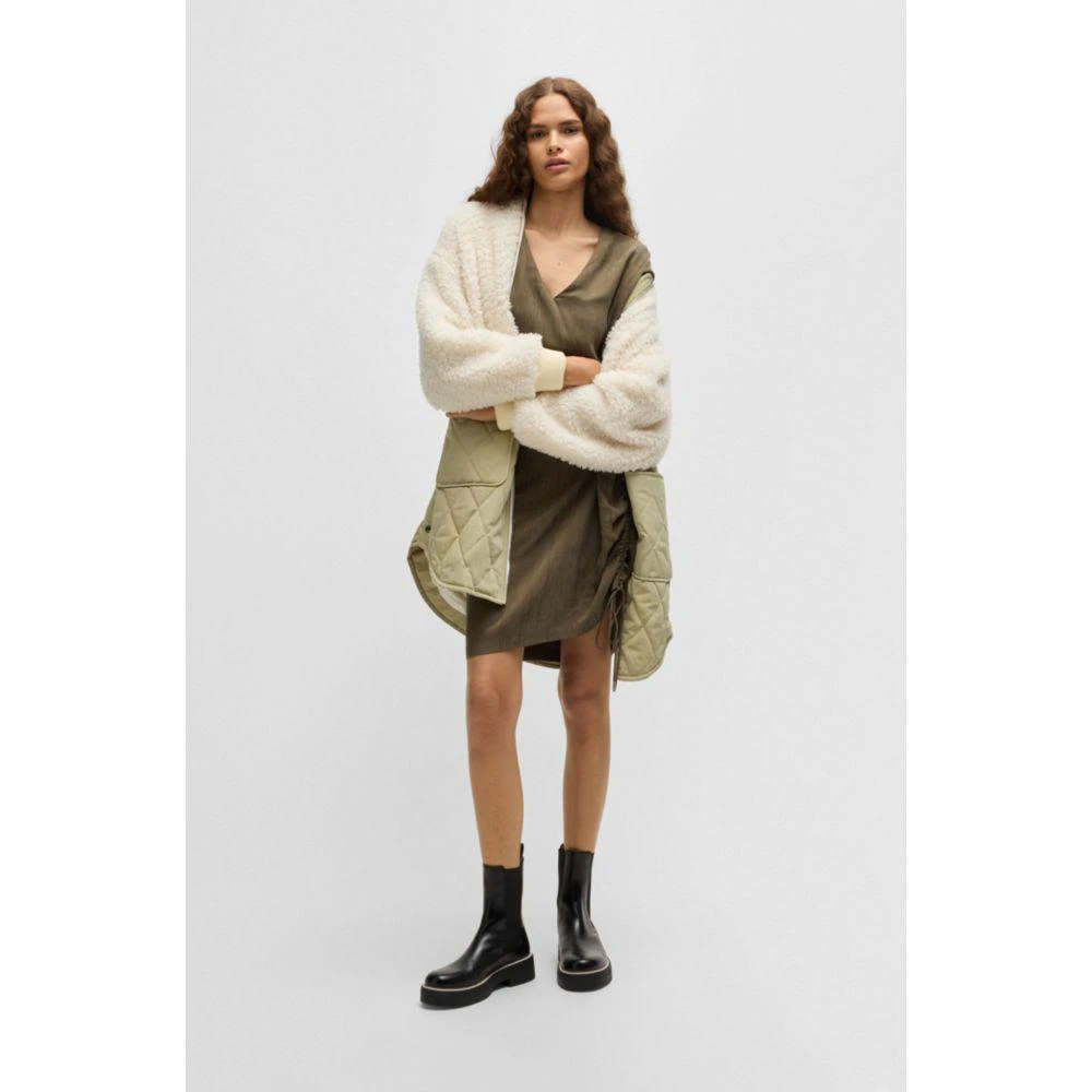 Hugo Boss Teddy-paneled quilted jacket 2