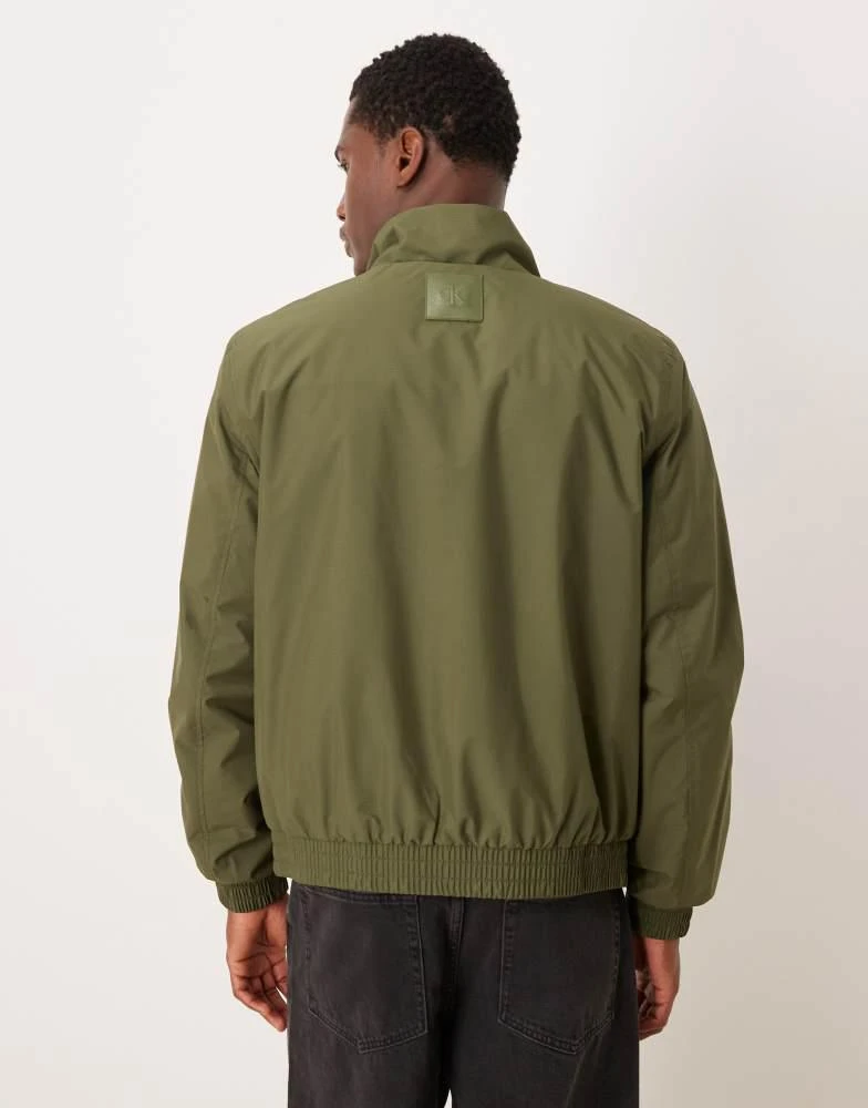 Calvin Klein Calvin Klein Jeans padded ripstop harrington jacket in khaki 3