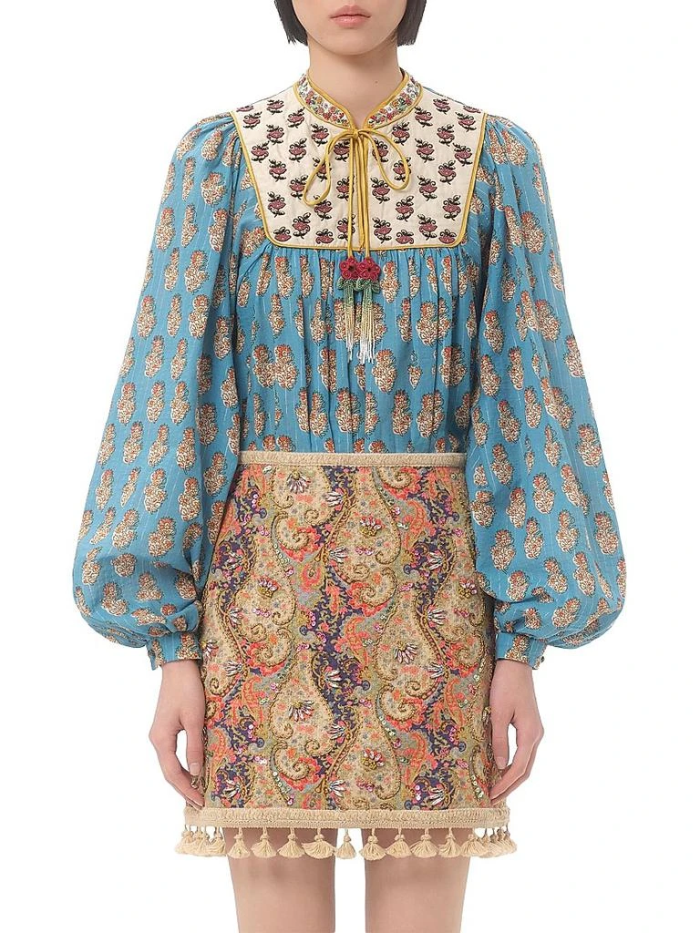 Valentino Cotton and Lurex Top 2