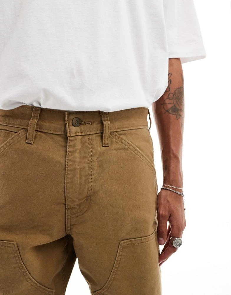 Levi's Levi's Workwear 565 loose fit double knee jeans in tan 5