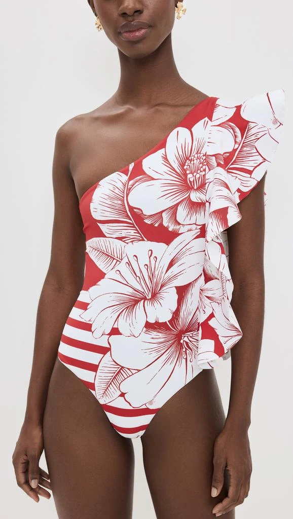 Farm Rio One Shoulder One Piece 1