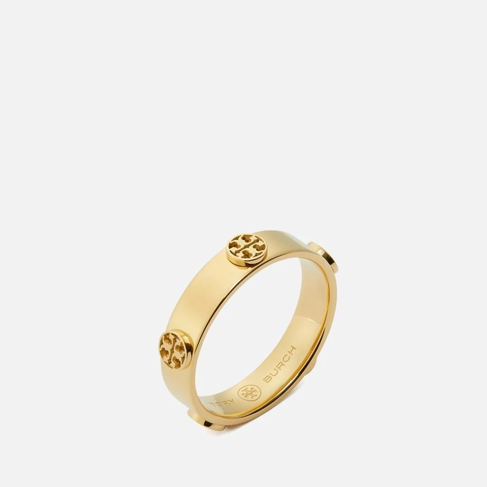 Tory Burch Tory Burch Miller 18K Gold-Plated Stud Ring 1