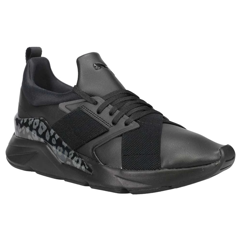 Puma Muse X5 Leopard-Cheetah Lace Up Sneakers 2