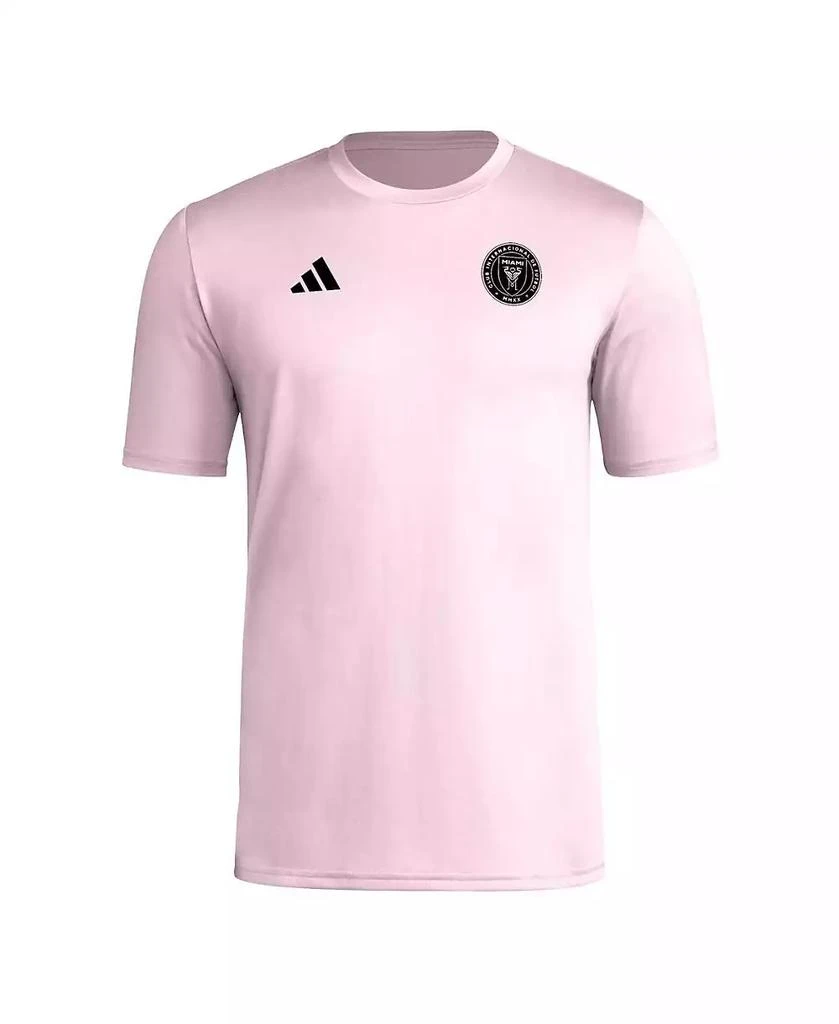 Adidas Men's Lionel Messi Pink Inter Miami CF Pregame T-Shirt 2