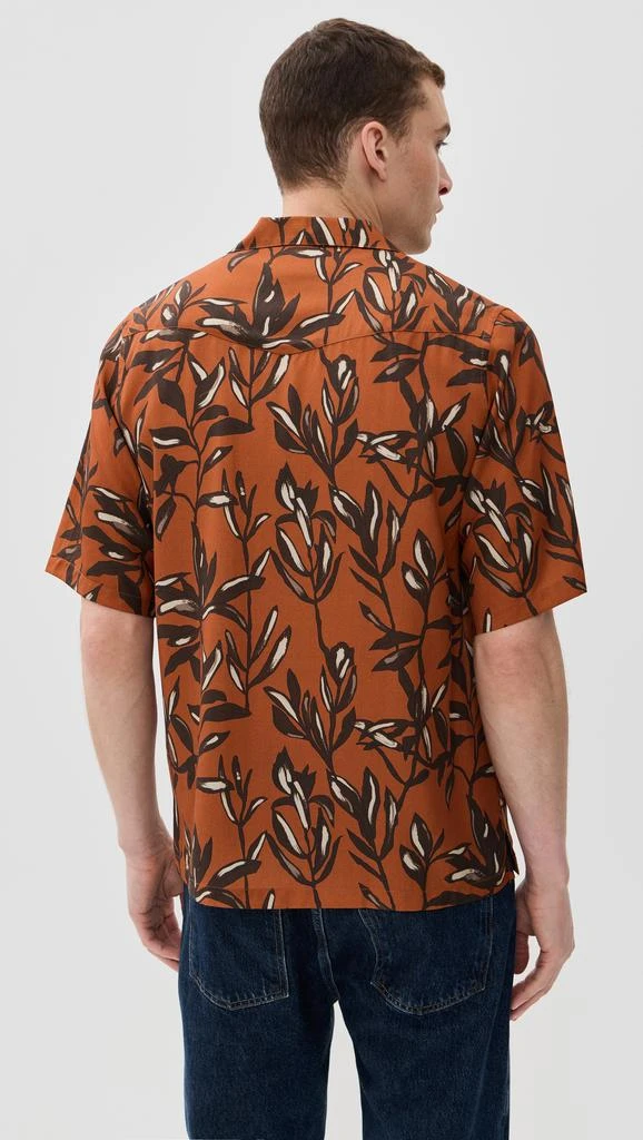 Officine Générale Eren Floral Print Lyocell Shirt 2
