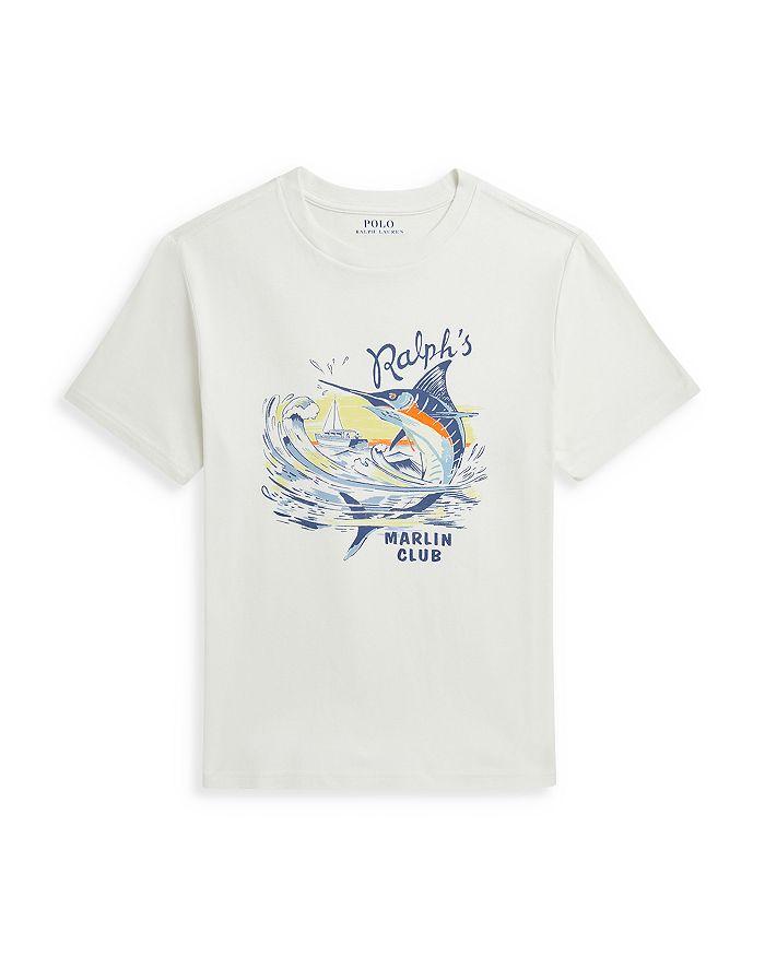 Polo Ralph Lauren Boys' Marlin Graphic Cotton Jersey Tee - Little Kid, Big Kid
