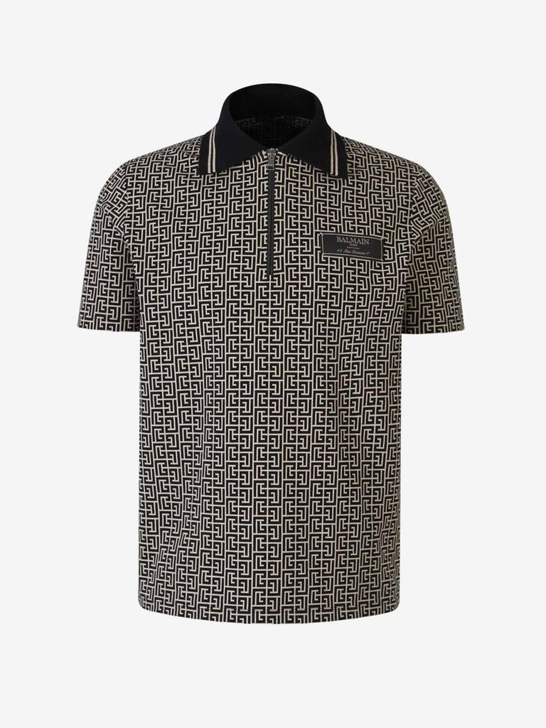 Balmain Balmain Logo Zipper Polo