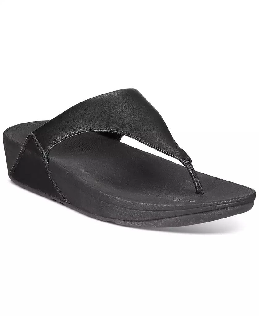 FitFlop Women's Lulu Leather Toe-Thongs Sandals 1