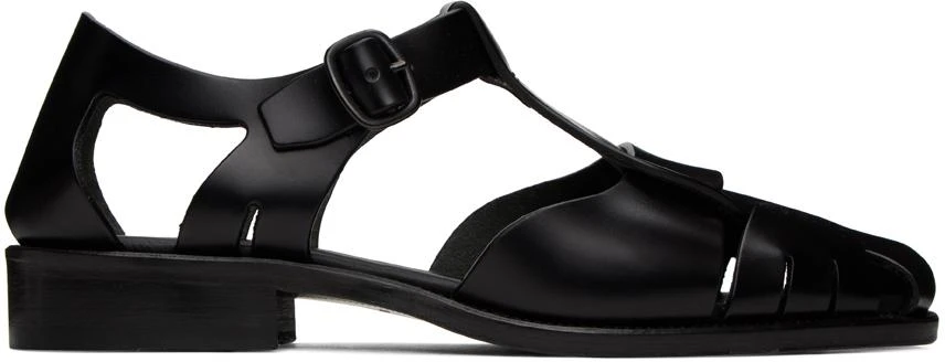 HEREU Black Pesca Sandals 1
