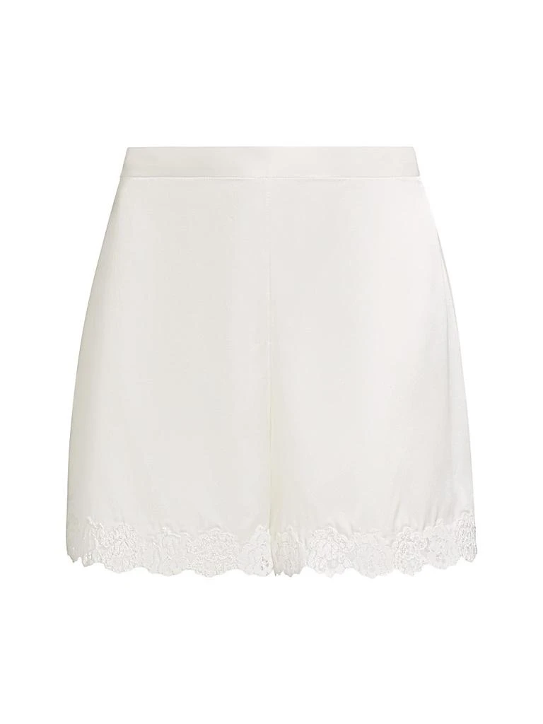 Josie Rose Parfait Silk-Lace Shorts 1