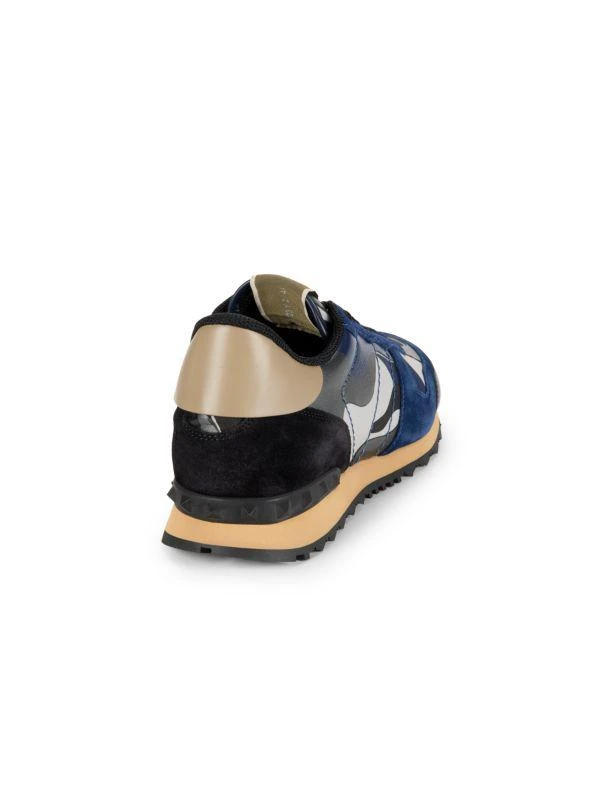 Valentino Camo Leather Running Sneakers 3