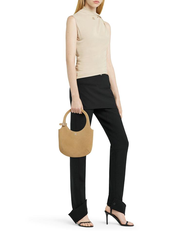 courreges HOLY SUEDE BAG