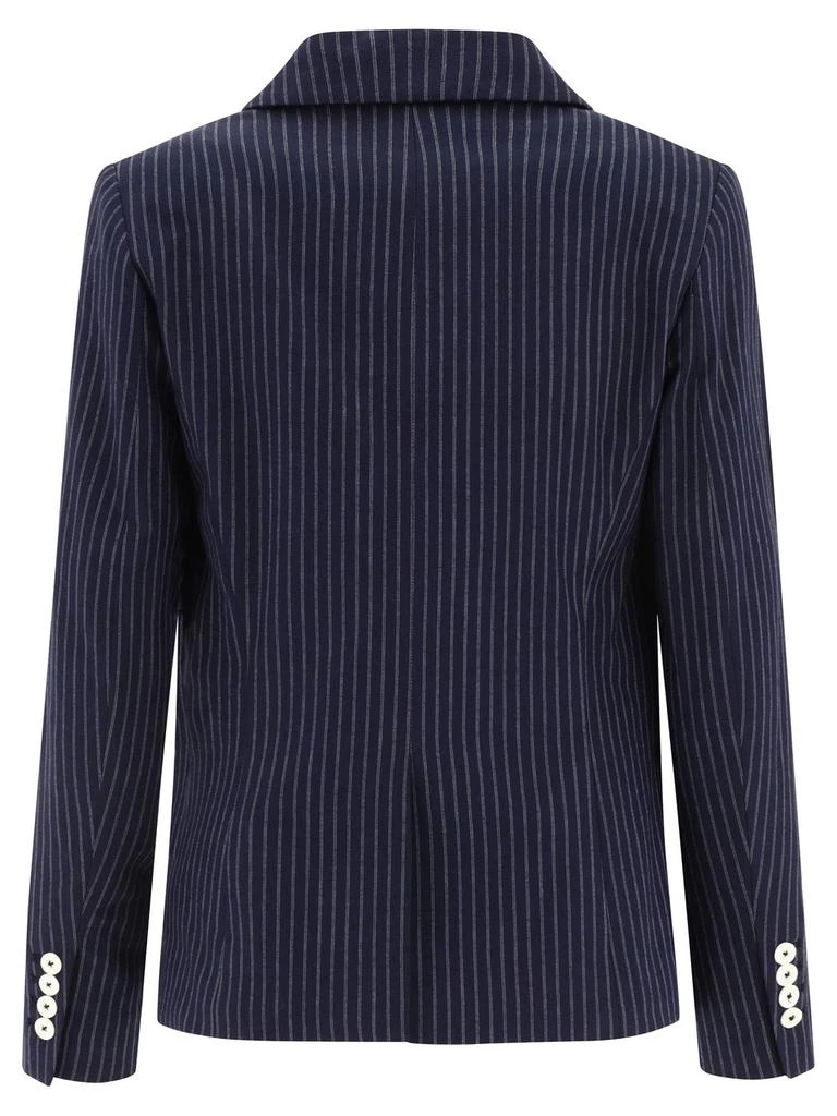 INES DE LA FRESSANGE Ines De La Fressange Pinstripe Blazer Jacket 2