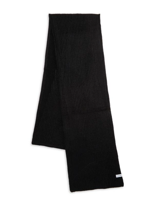 Calvin Klein Fishermens Ribbed Scarf 2