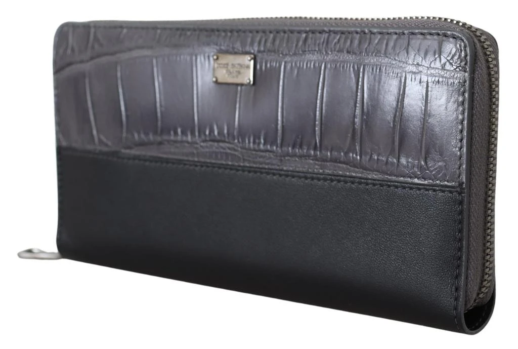 Dolce 
Gabbana Zip Around Continental Clutch Leather Men
s Wallet 2
