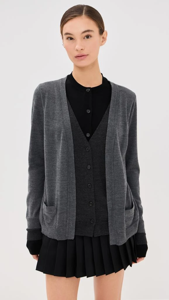Monse Trompe L'oeil Layered Cardigan 6