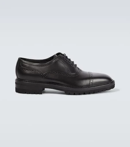 Manolo Blahnik Norton leather Oxford shoes 1